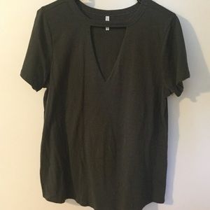 Basic Tee with Cut-Out